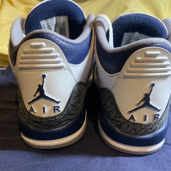 jordan retro 3 midnight navy mens